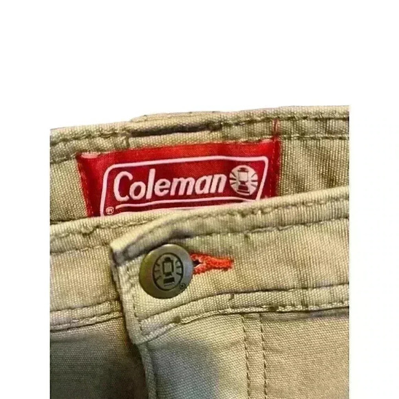 Coleman Pants Men's Khaki Jeans 36 x 32 NWOT Lined Carpenter Flat Front Cotton - Picture 3 of 7